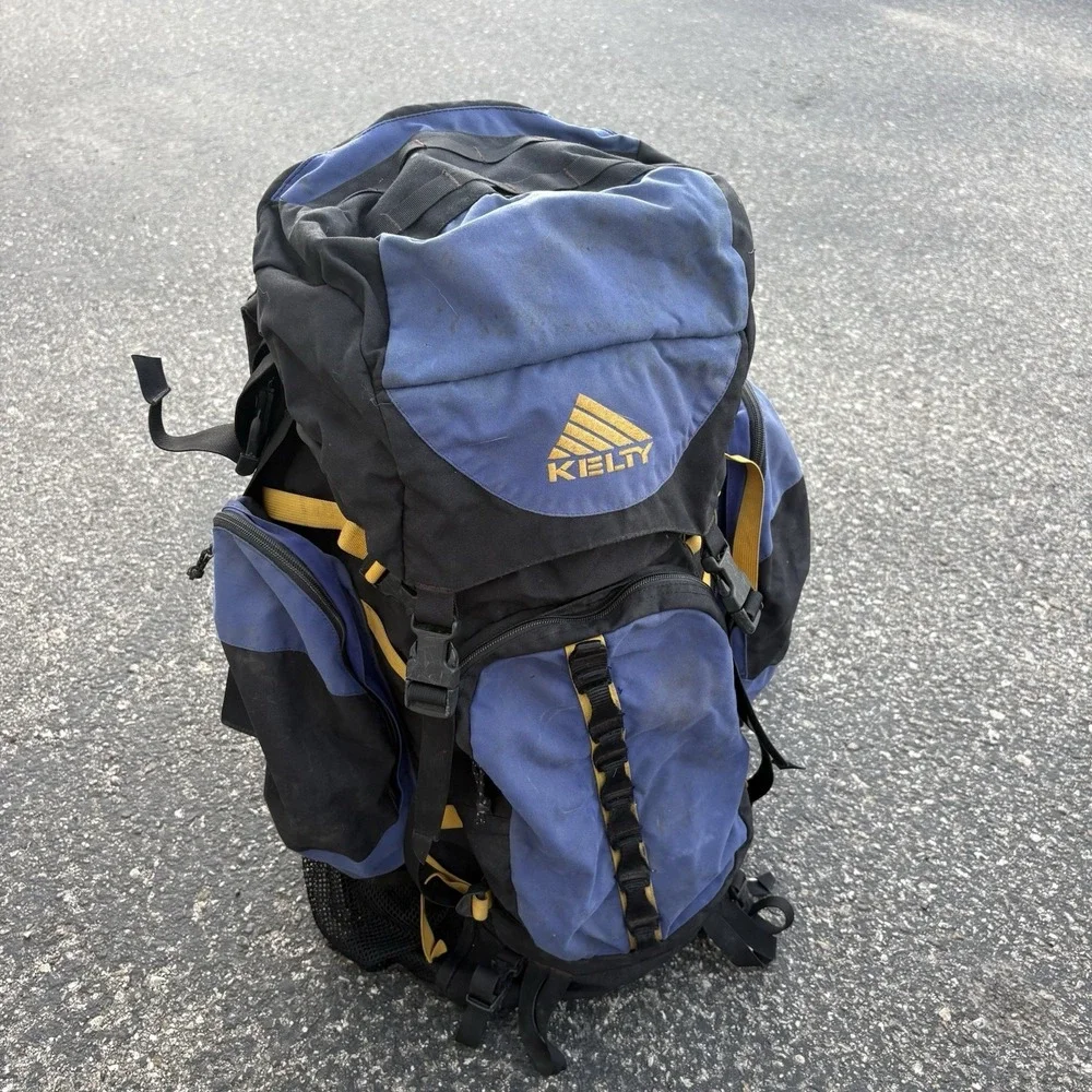 Kelty Coyote 4500 Internal Frame Hiking Back Pack Light Blue Backpacking Gorp